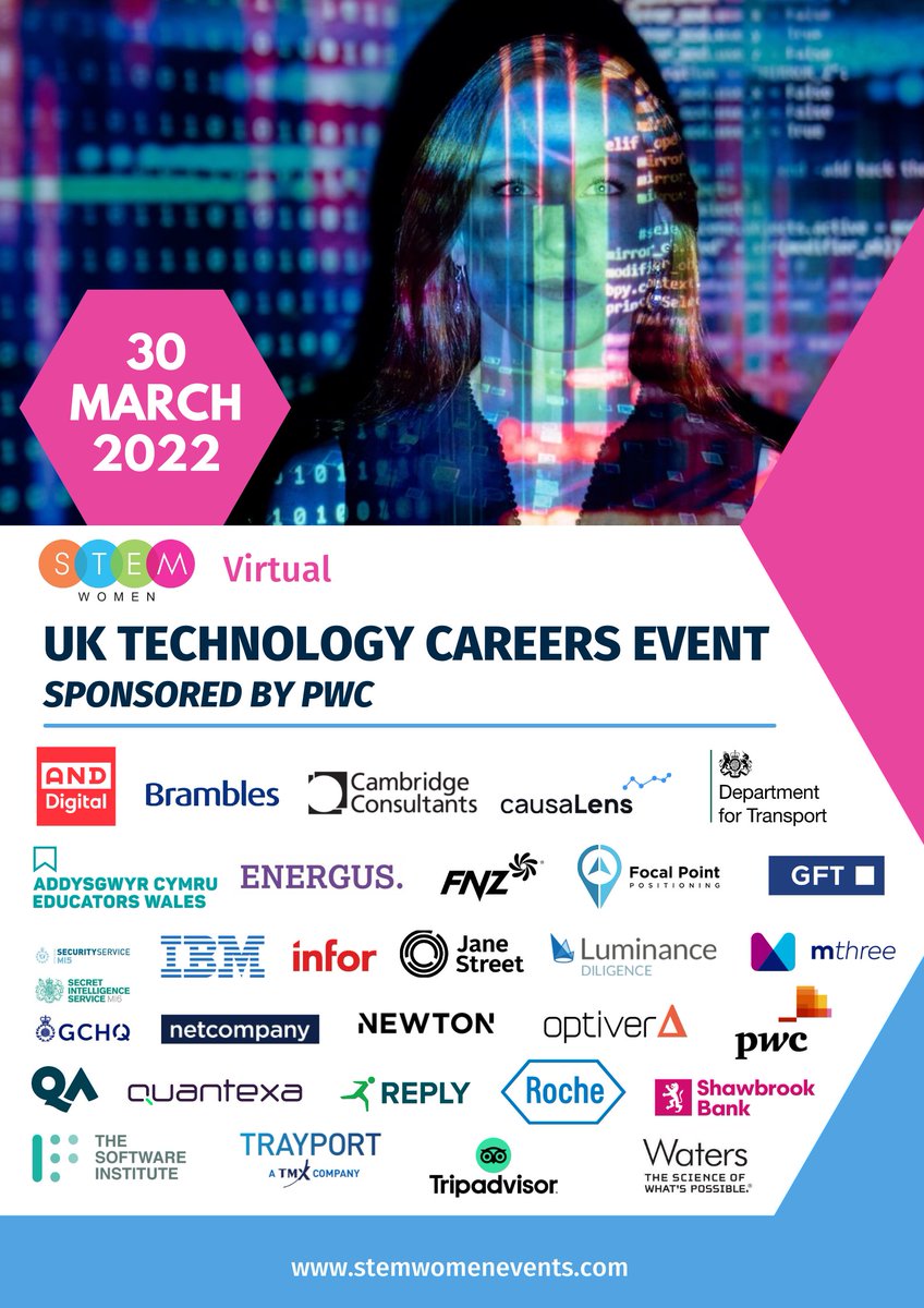 City_Placements's tweet photo. Apply to a free HYRBID UK STEM Careers Event on Wednesday 22nd June, 12:00pm– 16:00pm BST. This event is taking place both online and in-person at the Congress Centre, 28 Great Russell St, London. The event is perfect for STEM students and recent graduates who identify as women https://t.co/OpmQEP20Fv