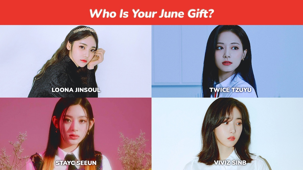 kooky__official's tweet photo. J2N SHOW VOTE 

Who Is Your June Gift?💕

Vote for your fave female idol born in June! 

Rewards:
1st: App Banner &amp; J2N SHOW Feature 
2nd: J2N SHOW Feature

Vote here👉 app &amp; web https://t.co/KCatAZokwH (ends Fri 5PM KST)

#LOONA #JINSOUL #TWICE #TZUYU #STAYC #SEEUN #VIVIZ #SINB https://t.co/1b17OHawCF
