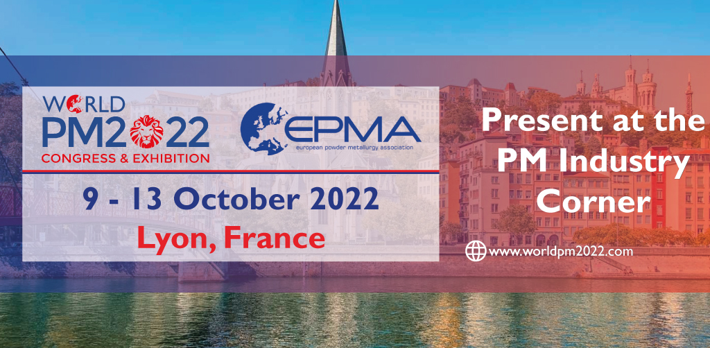 Take part in this year's Industry Corner at the #WorldPM2022 Congress &amp; Exhibition and present your #PowderMetallurgy solutions to the global PM market! ow.ly/45k250J4eM8