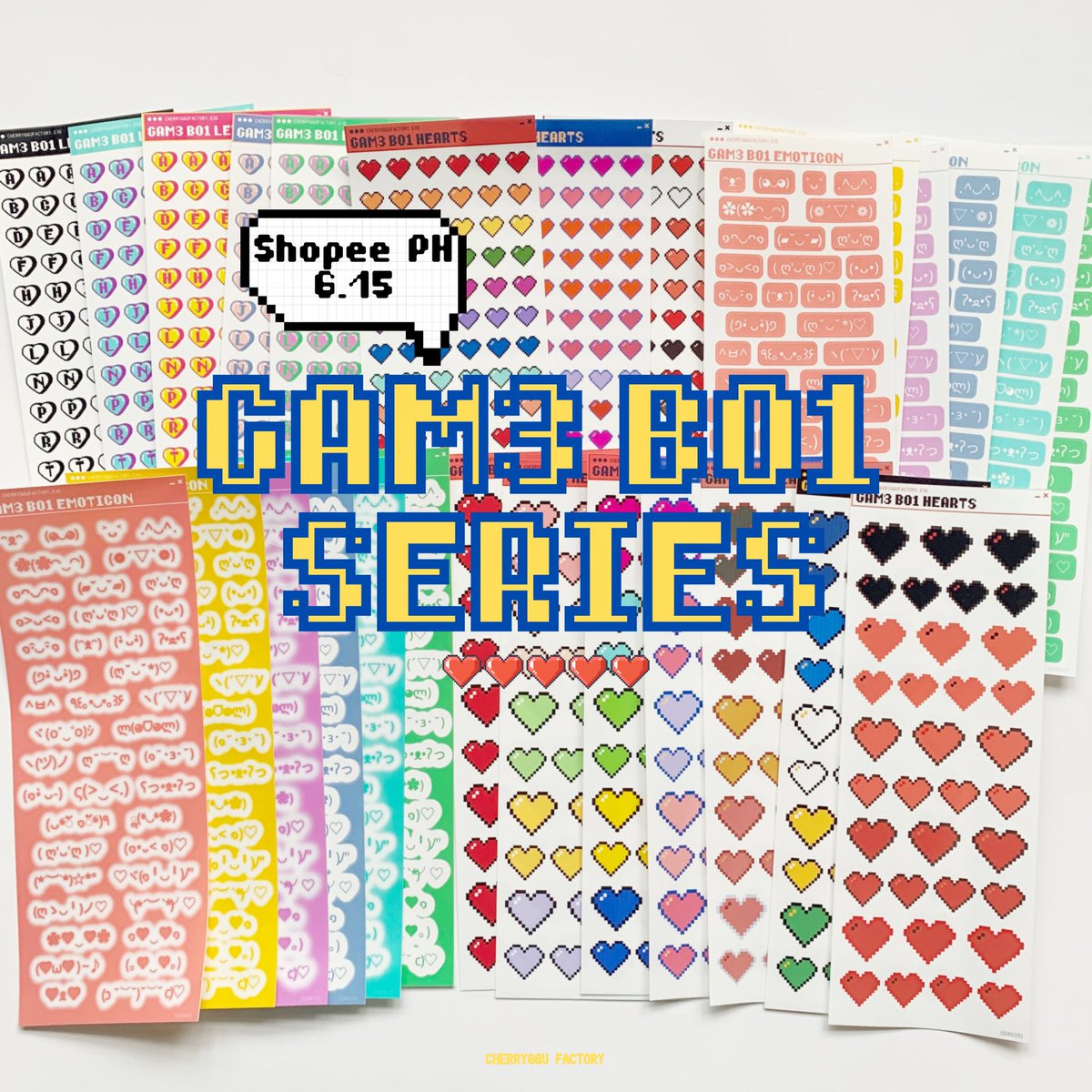 mydayprints's tweet photo. 👾 GAM3 BO1 SERIES Sticker Sheet 👾

Amidst the delay. This collection will be available on Shopee PH on 6.15! 

Will also restock some sticker sheets! 💖

For the meantime, checkout our other items and printing service at 
https://t.co/lJuBgNhZMx 🍒 https://t.co/mtL5tXvddm