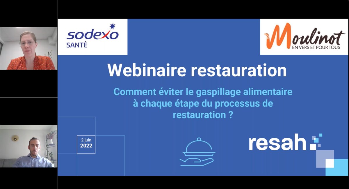 💻 <a href="/SodexoFrance/">SodexoFrance</a>, le <a href="/Resah_fr/">Resah</a> et <a href="/Moulinot75/">Moulinot 🌱</a> ont animé jeudi dernier une webconférence dédiée aux achats de #restauration : Comment éviter le #gaspillagealimentaire à chaque étape du processus de restauration ? 

🔁 Retrouvez le #replay ➡️  resah.fr/fr/1/1/484