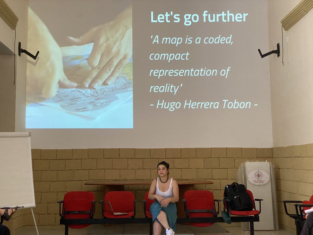 tesseraeUSR's tweet photo. Ilaria from @Nomadways introducing the adventurous world of mapping https://t.co/smxf1aU16h