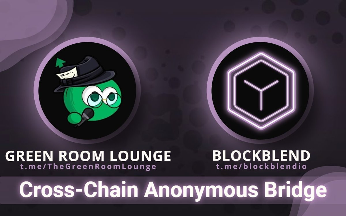 Let's welcome our new partner <a href="/GreenChartBSC/">Green Chart</a> to the $BBL fam!

Use Referral Code : GreenChart10off to save 10% off Relayer Fees when using our Anonymous Bridge.

Visit blockblend.io/app today !!!