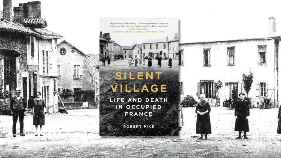 Silent Village, about Oradour-sur-Glane is out tomorrow in paperback, published by <a href="/TheHistoryPress/">The History Press</a>. Available here bit.ly/3PQdNHy I have a signed copy to give away. Please share or retweet and I’ll randomly select in a few days. #oradour #WW2 #history #france