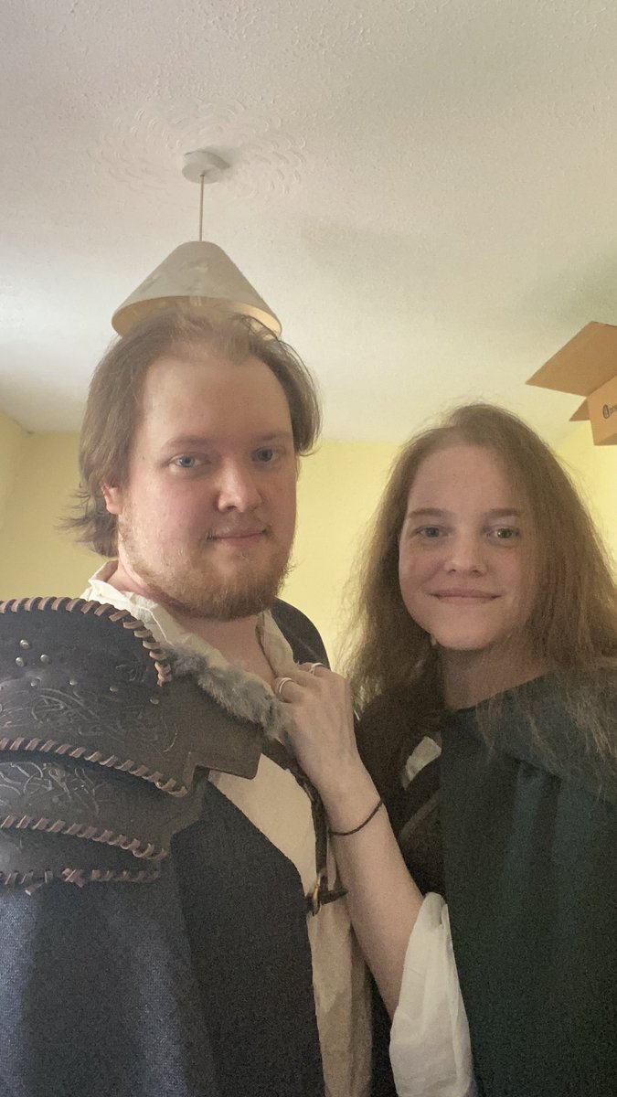GazOfAllTrades's tweet photo. Almost 2 full years but finally going back to @EmpireLrp. Its a bit surreal but happy to take the field with friends and @FoxFallArt1 and slay some mighty foes, drink some mighty drinks and tell stories around the campfire. #LARP #Larping #empirelrp #wintermark https://t.co/Z75KmYkgkJ
