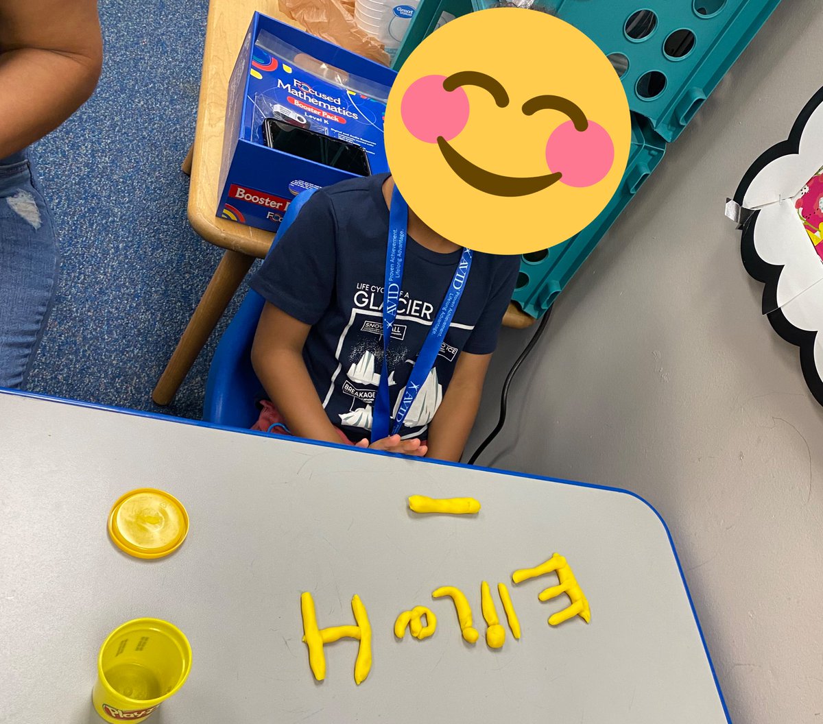 npinilla1's tweet photo. #summerschool #IGNITE #RISD #Prek We are having a blast creating our name with #playdoh & #AngLegs #week1 https://t.co/sissZEmw1D