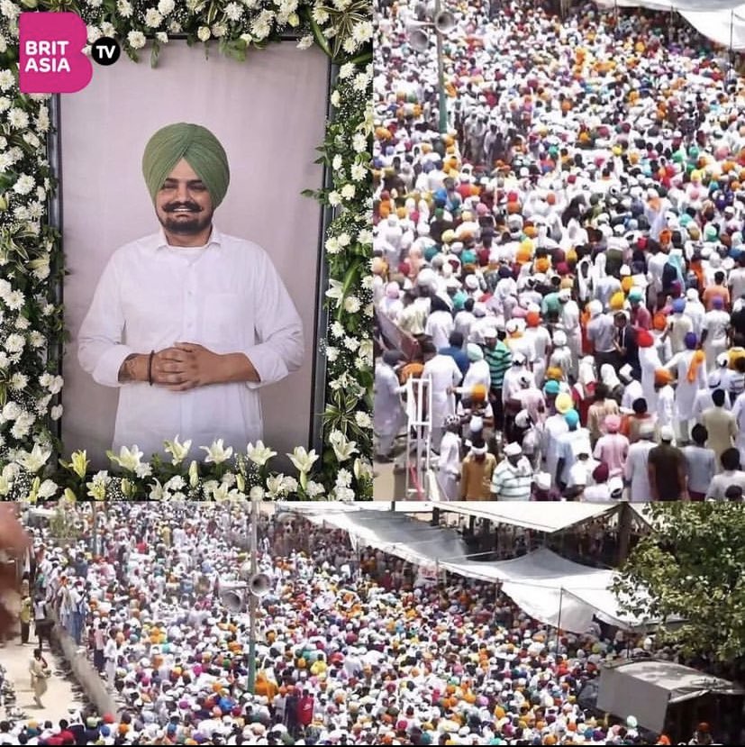 Over 250,000 turned up to the Bhog and Antim Ardaas for <a href="/iSidhuMooseWala/">Sidhu Moose Wala</a> 

#sidhumoosewala