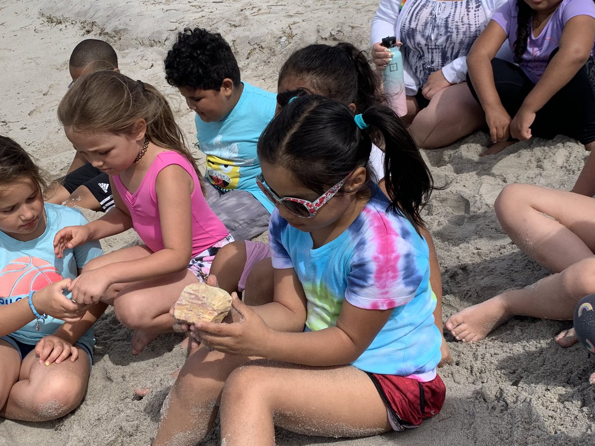 DLevitt11's tweet photo. We had a great field trip to the beach yesterday! We learned so much from our HS students who led the field trip! The students learned about the dunes, jetties and some sea life! @24Kath @CZawatson @TursiCristie @COnufrock @RomanelliPaul #proudtoBeLB https://t.co/BuFGwRNNhl