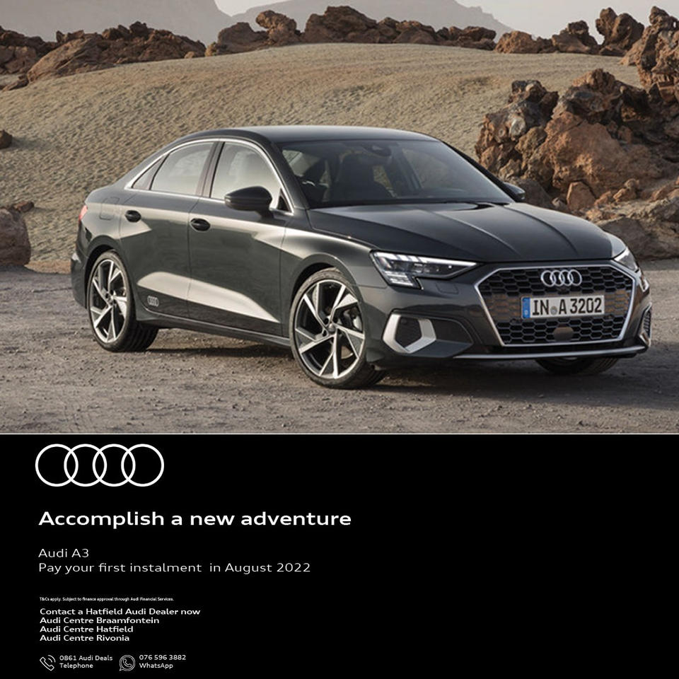 Hatfield_Group's tweet photo. Whether sporty, luxurious or compact - at Hatfield Audi you will find the right vehicle for every requirement.
βοΈ Call us: 0861AudiDeals
π WhatsApp: 076 596 3882
#Rated1inService #Audi #TestDrive #FamilyWheels #CarDeals #NewVehicles
Terms and Conditions apply. https://t.co/9J08w3qM81