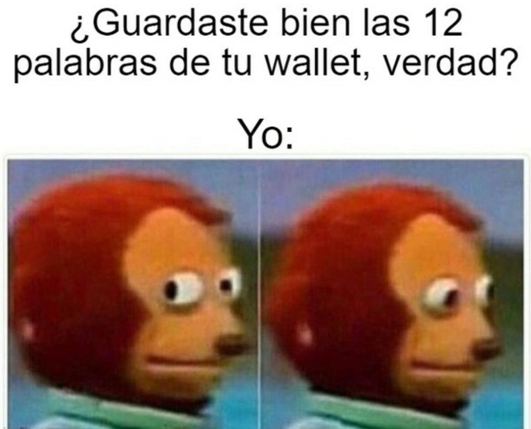 Cryptozetta's tweet photo. Buenas tardes! Conocéis a alguien que le haya pasado? 🤣 https://t.co/A882fLz2RH