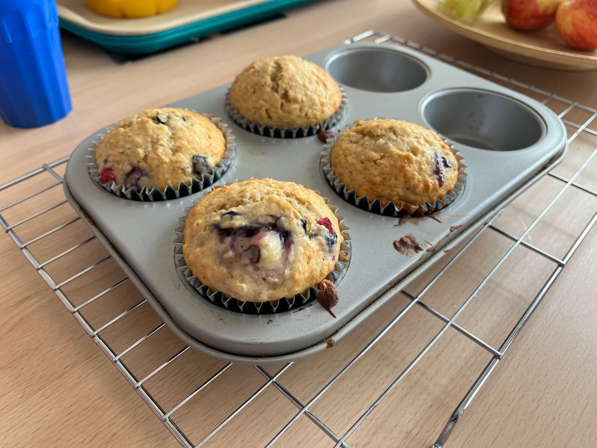 rockwellBGE's tweet photo. our young people supplying staff with some morning muffins 😋#learningisfun #teamworkmakesthedreamwork #bakingwithfriends #baking #learningthroughplay #Math https://t.co/YMn1M3umIk