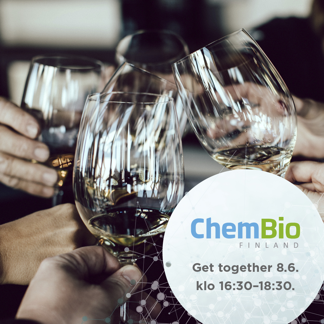 Networking and meeting people in person is so nice! The ChemBio Finland Get together starts at 16.30. See you there! #ChemBioFinland #chemistry