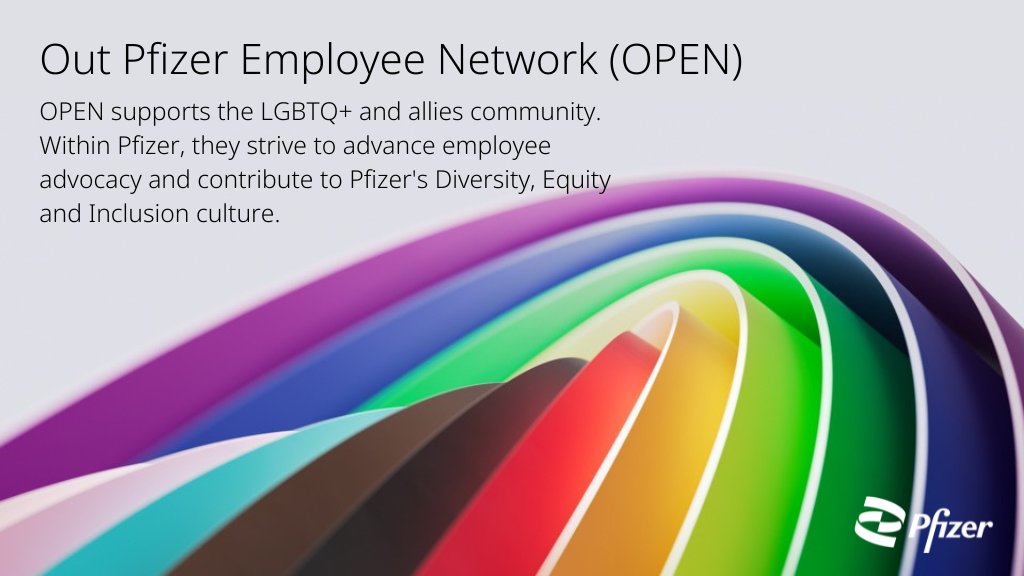 As we continue to celebrate #PrideMonth, we proudly recognize our Out Pfizer Employee Network (OPEN) Colleague Resource Group. Thank you to the members who embrace individuality and live their vision statement of “Be Yourself to Realize our Full Potential”. #DEI