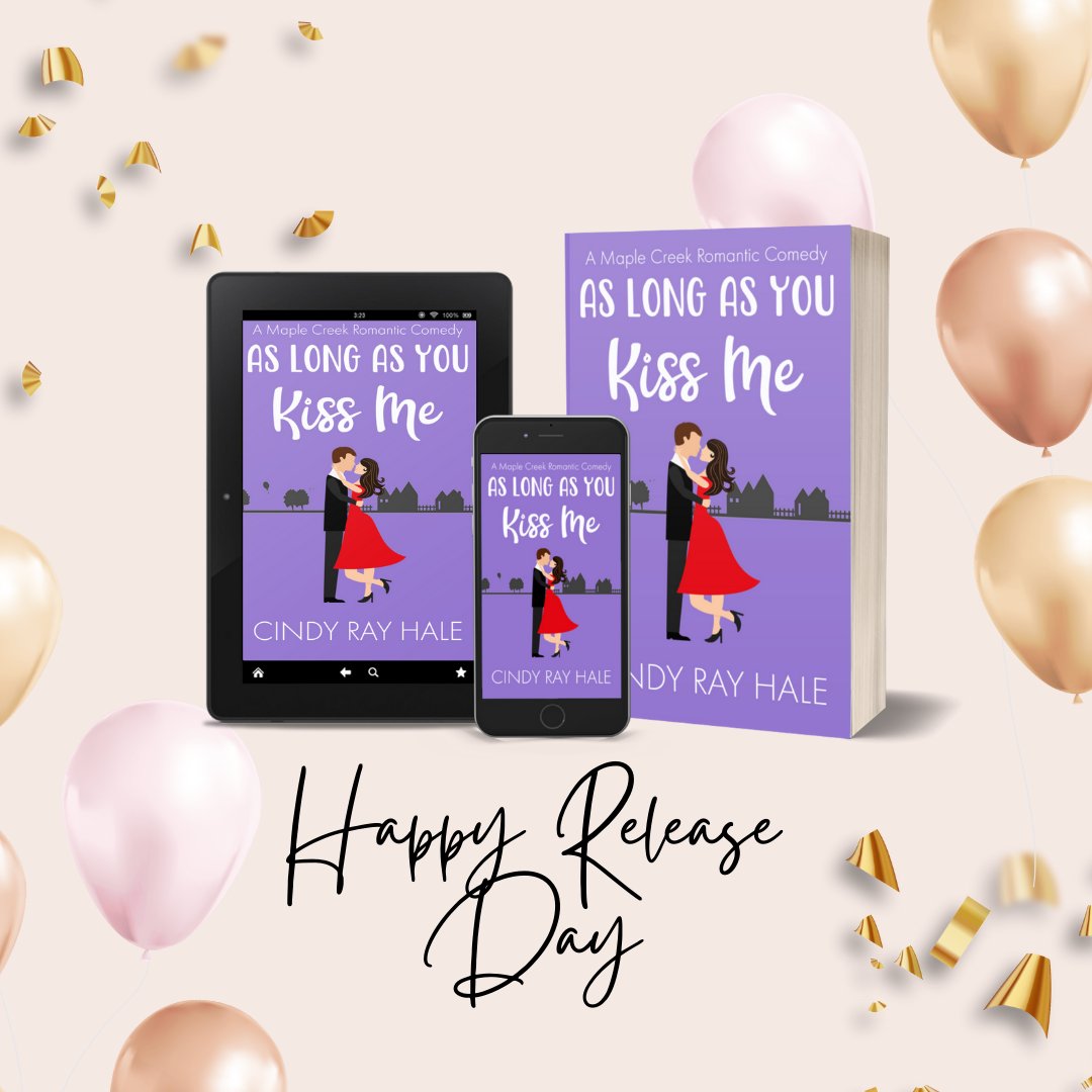 CindyRayHale's tweet photo. It's finally here!!
#NewRelease #sweetromance #romcom #funny
https://t.co/jmuEh6Atz7 https://t.co/ExtrMAOGSM