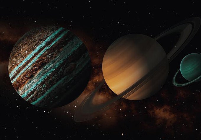 木星と土星のtwitterイラスト検索結果