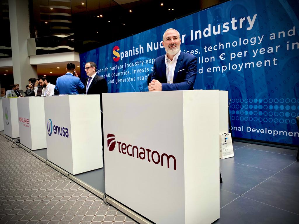 Tecnatom's tweet photo. We are already in full swing at Istambul in the Nuclear Power Plants Expo Summit. Sharing our expertise to help our Turkish colleagues at #NPPES https://t.co/TVX9DVpwDm
