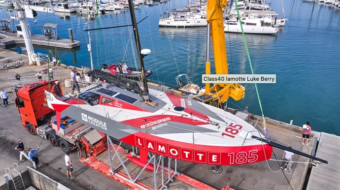 gpoevents's tweet photo. #World Class40 - Mise à l'eau du nouveau @Class40 de @LukeBerrySailor #LamotteModuleCreation. Ce nouveau plan de #SamManuard fera sa première course lors du Championnat du Monde du 13 au 18 juin à La Rochelle
https://t.co/9T8IwQbn8J https://t.co/C4cosLnVCh