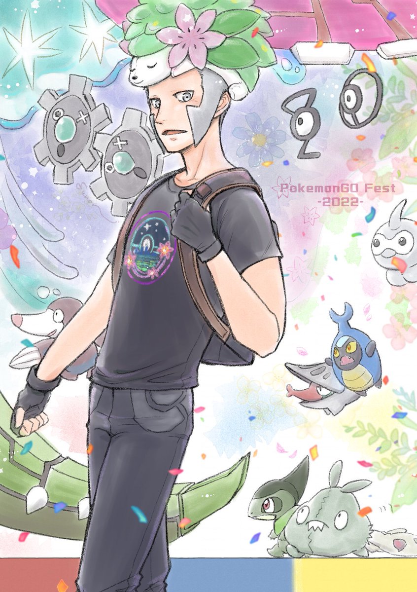 ▲PokémonGO Fest 2022▲
色違いには会えなかったけど頑張った思い出🌸🌿 