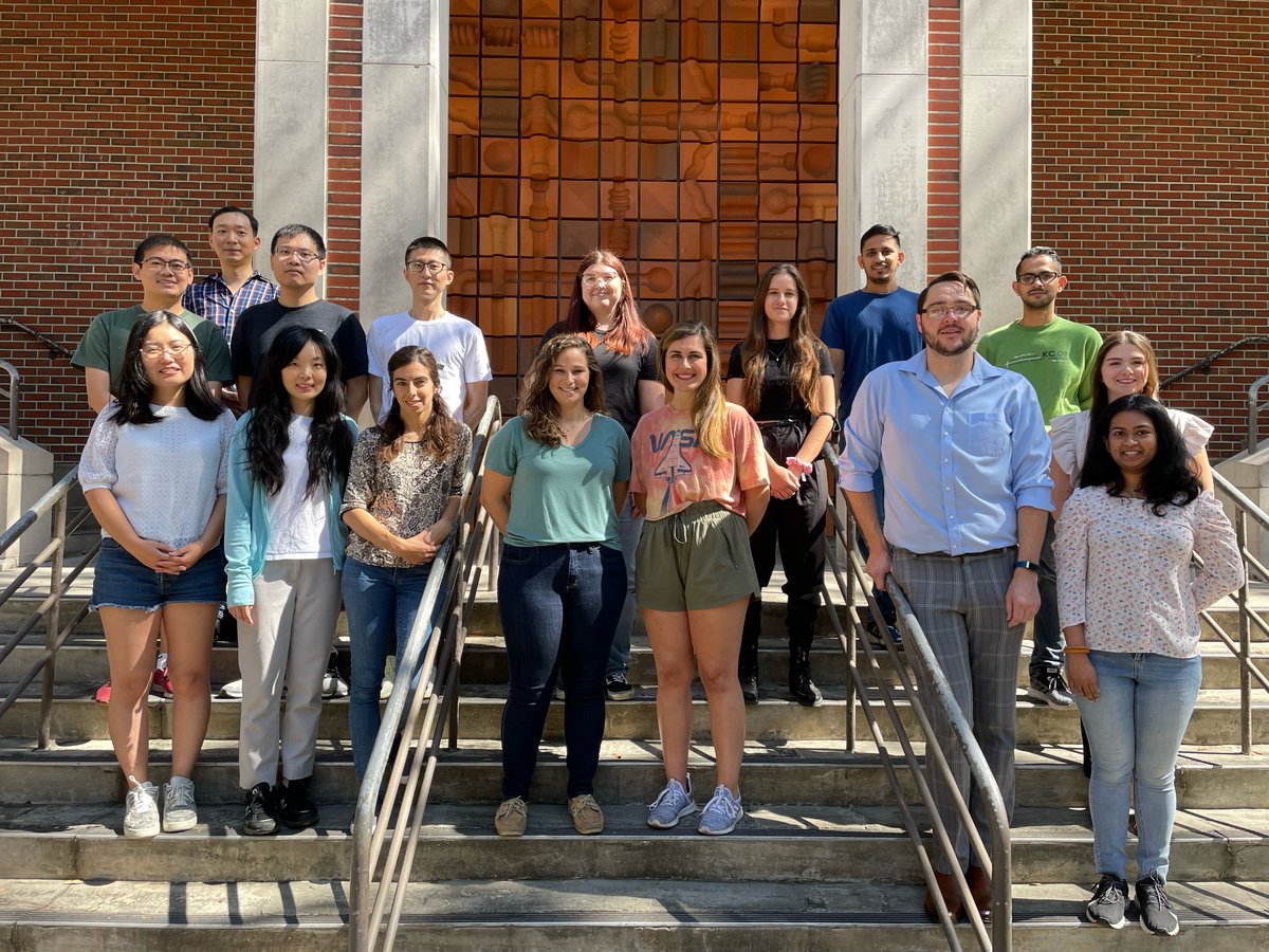 Here's to an excellent group of <a href="/UFChemistry/">UF Chemistry</a> PhD students! Each of them, and others not pictured, won a summer fellowship to support their research this summer. Congrats! The awardees, with fellowships listed in parenthesis, are ...