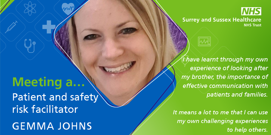 sashnhs's tweet photo. Gemma is a patient and safety risk facilitator as well as a carer for her brother. This #CarersWeek, Gemma shares how her role in looking after her brother helps her to do well at work: https://t.co/okvb4OQkO3 https://t.co/xCvfzvrKGJ