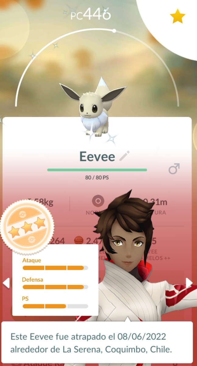 BueenaMaan's tweet photo. Shiny Eevee N° 15! ✨
#PokemonGo #PokemonGoAdventureWeek https://t.co/xA06D1qnSu