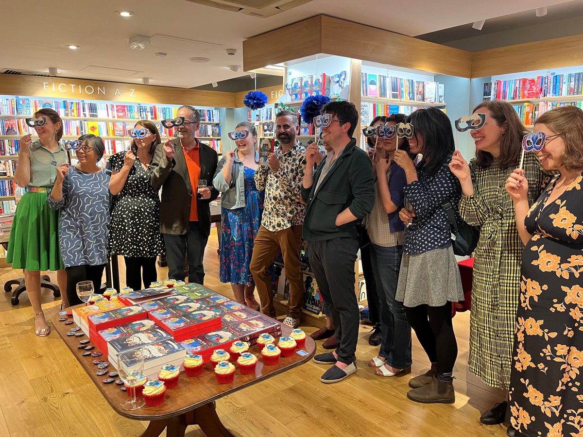 RPPS_Library's tweet photo. A magical evening at the recent launch of @peterbunzl's #MagicBorn! This will fly off the @RPPS_Library shelves as @RPPSlondon pupils love #Cogheart. Thank you @Usborne for the delicious cakes too 💕📚💕🪄 💕🧁And it was a delight to meet @rosswelford & @csoundar too! Thank you! https://t.co/aE6AZvrA3L