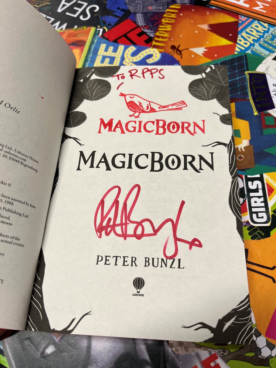 RPPS_Library's tweet photo. A magical evening at the recent launch of @peterbunzl's #MagicBorn! This will fly off the @RPPS_Library shelves as @RPPSlondon pupils love #Cogheart. Thank you @Usborne for the delicious cakes too 💕📚💕🪄 💕🧁And it was a delight to meet @rosswelford & @csoundar too! Thank you! https://t.co/aE6AZvrA3L
