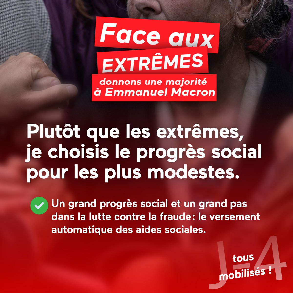 Depuis 5 ans, notre majorité se bat pour les plus fragiles. Loin des grands discours, nous agissons. Nous continuerons à le faire ! #EnsembleFaceAuxExtrêmes