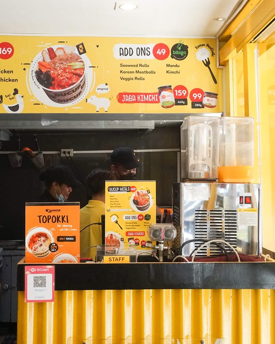 ducupmnl's tweet photo. BTW! We accept GCash as payment when you visit us in all of our branches 😉✨
#ducup #ducupmnl #streetfood #korean #koreanfood #koreanstreetfood https://t.co/187KYOzI9o