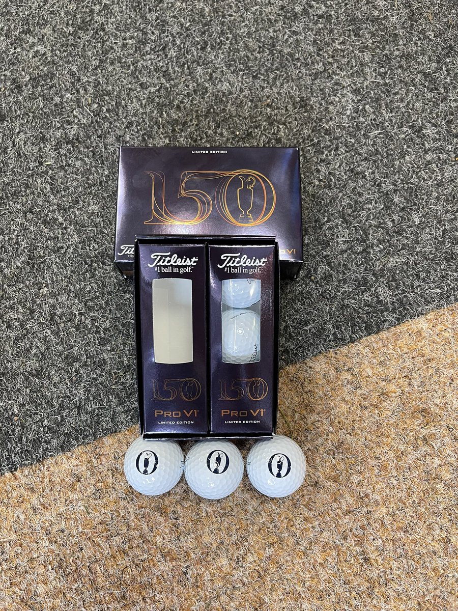 Hackett2Hackett's tweet photo. 🎁🎁🎁The perfect Father Day Gift 🎁 🎁🎁🎁

With Father’s Day day just around the corner we have the perfect present. 

Look no further than a box of limited edition 150th Open Championship golf balls. 

Only £24.99. https://t.co/GgWjpHMa3S