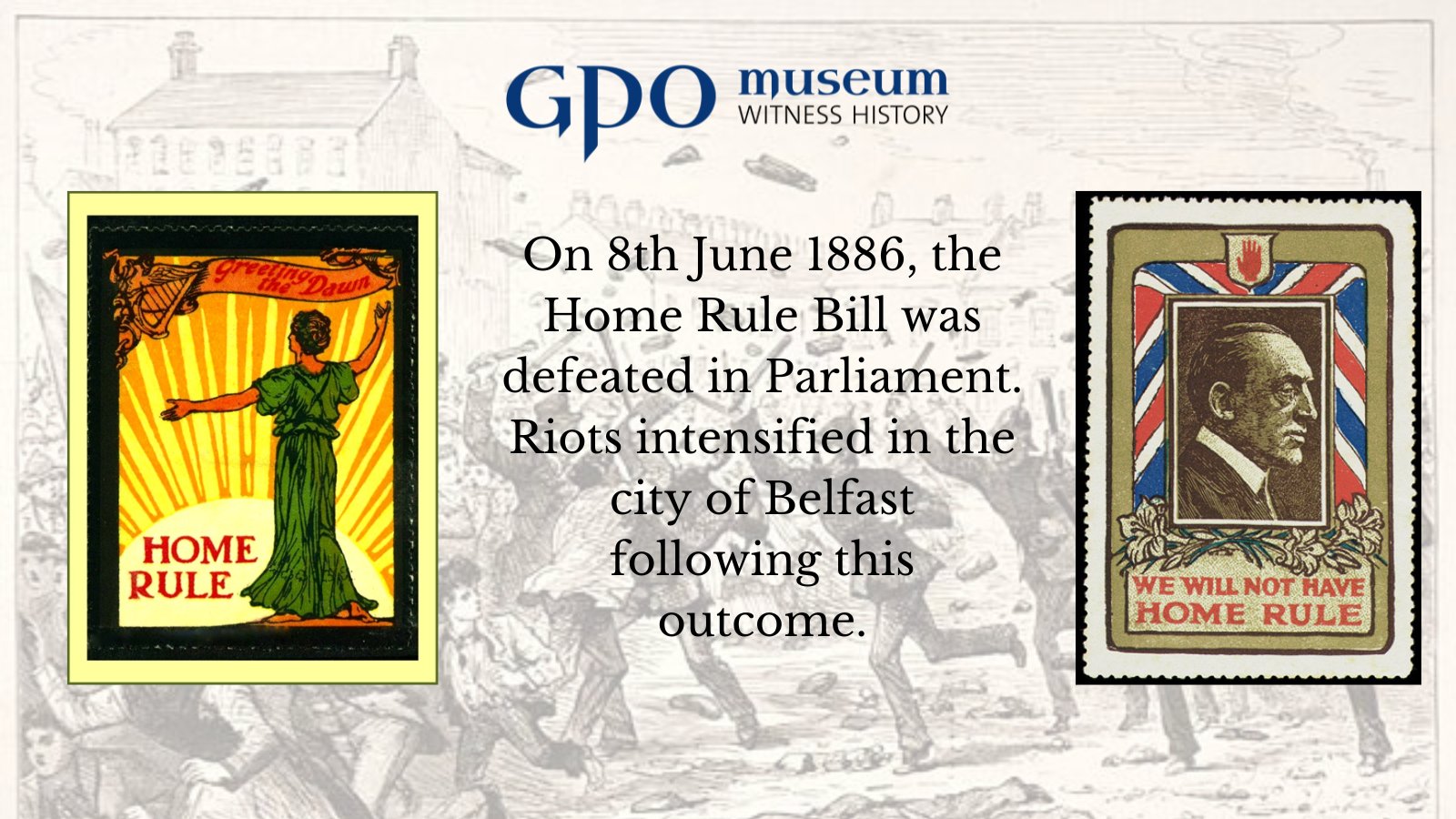 GPO Museum on Twitter "OnThisDay in 1886, the first Home Rule Bill