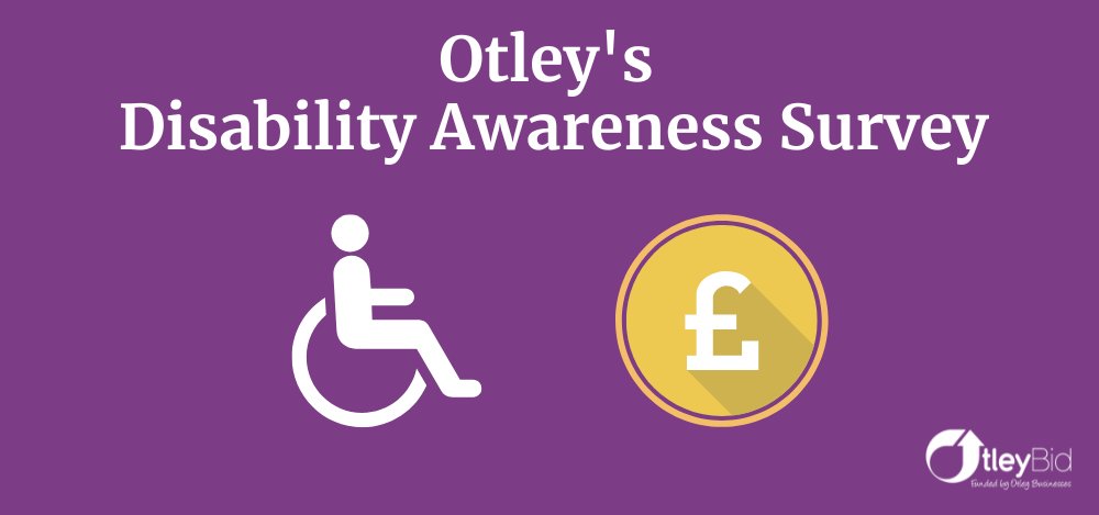 Is Your Business Disability Friendly? We are seriously considering what more we can do to help 'Otley strive towards being disability friendly'. It all starts with this survey - please complete it by Thu 30 Jun surveymonkey.co.uk/r/JZXB3J2 Pls share! #otley