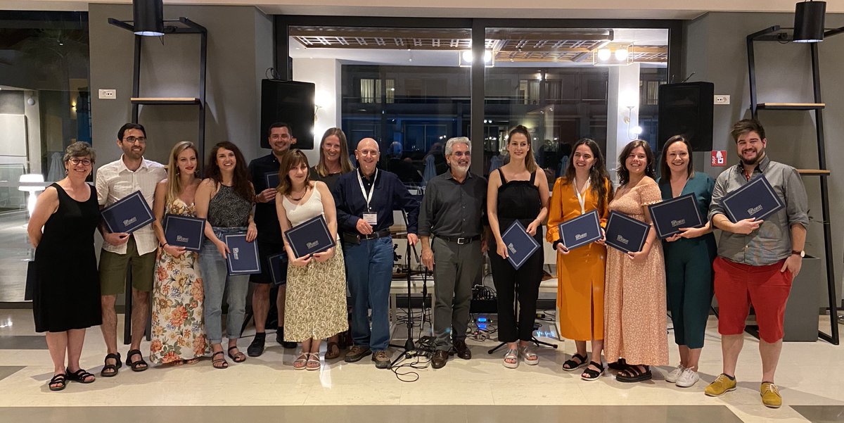 Fantastic! 12 trainee/travel awards awarded during the First Int'l Conference on #MesenchymalCells in #Health &amp; #Disease June 3-8, 2022 #Crete #Greece. Look forward to seeing your scientific progress in two years. aegeanconferences.org/src/App/confer…