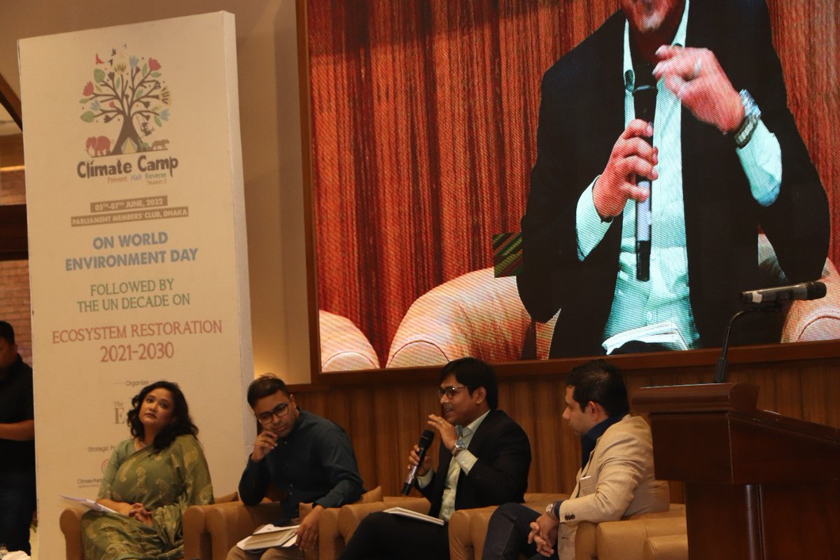 The_MahmudHasan's tweet image. Enlightened moderating a session on #climateprenurship in the #ClimateCamp orchestrated by  @theearthbd collab with @ClimateParl 🇧🇩 @YouthNet4CC. Panelist, #young people reiterated to invest more on #youth led nature-based #innovative solutions to protect 🌐 
@SbkTech @USAID_BD