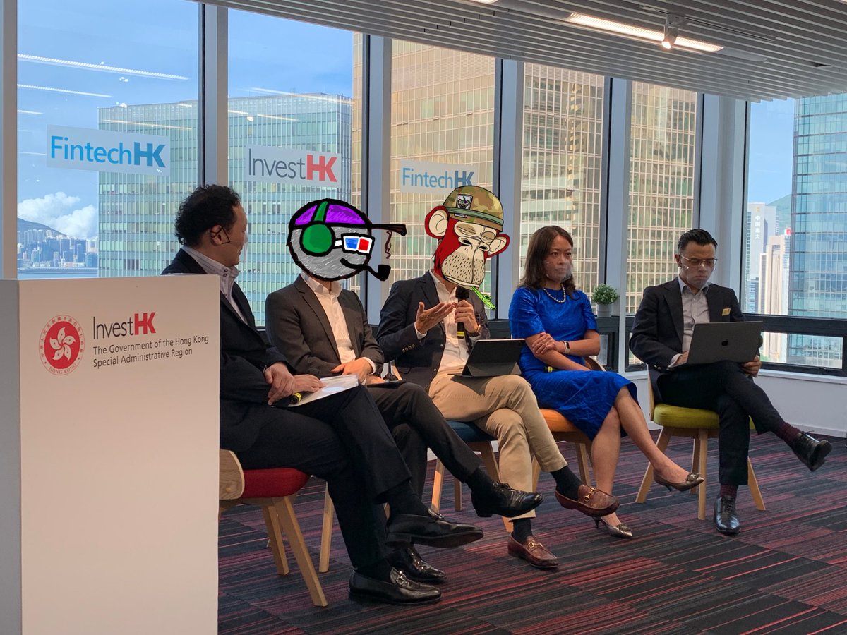 agmicapital's tweet photo. okok...I know...🇭🇰 lost @binance @FTX_Official. Yet, many of us are still here and trying to push this space forward. Thanks #investHK for the invite. Bear Market = Building time. Let's #BUIDL.   #nft #Web3 #BAYC #mfers @BoredApeYC https://t.co/NAX7OC4J4O
