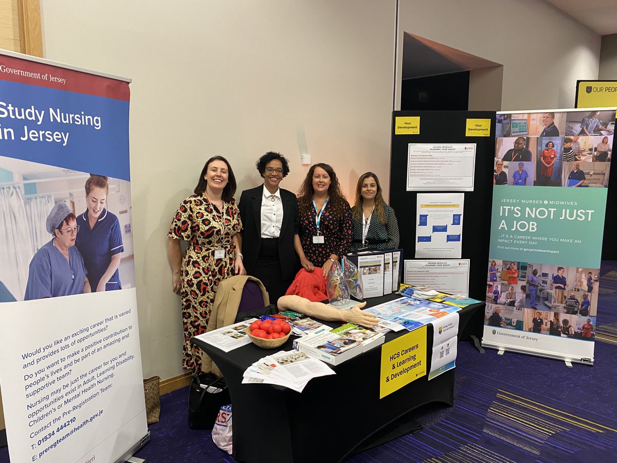 Representing HCS Careers and Learning Development- Come and see us at the Our People Conference. Our team is here today and tomorrow #alwayslearning 🤩 ⁦@GovJsyHCS⁩ ⁦<a href="/DegreeHCSJersey/">Faculty of Health Education Postgrad Team</a>⁩ ⁦@VTCJsy⁩ ⁦@ChiefNurseJsy⁩ ⁦<a href="/MedEdJersey/">Medical Education in Jersey</a>⁩ ⁦@SkillsTeam_JGH⁩