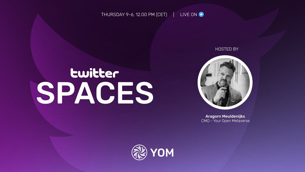 YOM_Official's tweet image. Apart from speaking at keynotes, @MrMet4verse also gets extra talkative during AMA sessions.

Don't miss out on our Twitter Spaces tomorrow at 12:00 PM CET where we'll discuss all the progress on #YOM.

Set a reminder:  

#Metaverse #AMA