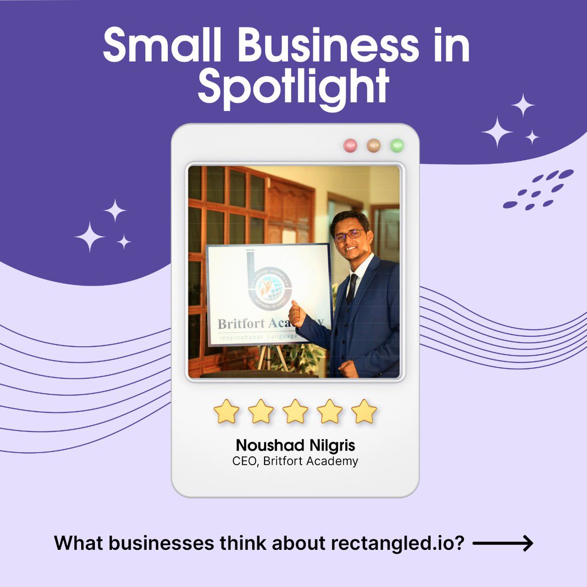 Rectangled_io's tweet photo. Hear it from our clients!🤩

We value feedback. It enables us to grow and achieve our target goals.💯

You can now easily handle reviews with https://t.co/7HjDbDzRTG. ⚜️ Check the link in bio to know more💯 https://t.co/H3zCF5SNkI