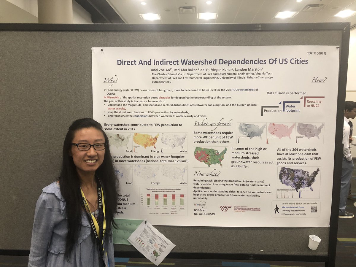 LandonMarston's tweet photo. It is great to have in person conferences again, especially for the students. Four members of my group presented this week at #EWRI2022 and did a great job! https://t.co/V1MPWMdnub