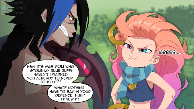Zoe is using Anya's ways..

#Zoe #Kayn #Soraka #LeagueOfLegends #LeagueOfLegendsFanArt #ArtofLegends 
