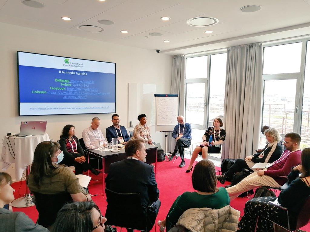 geruzko's tweet photo. Happening now at @EES_Eval 🇩🇰 the first ever in person session of the @IEAc_Eval ‼️
👉🏽Take a look at https://t.co/6MfT0VDqV8
👉🏽follow us and
👉🏽engage in our incoming activities in transformmative evaluation for the common good. https://t.co/piYZqhaZeJ
#EES22 https://t.co/NVTnSWcvbz