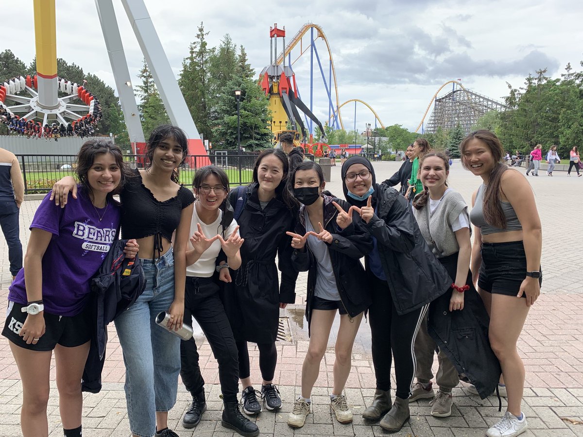 Yesterday's celebratory trip to Canada's Wonderland for the class of 2022.  Congrats!