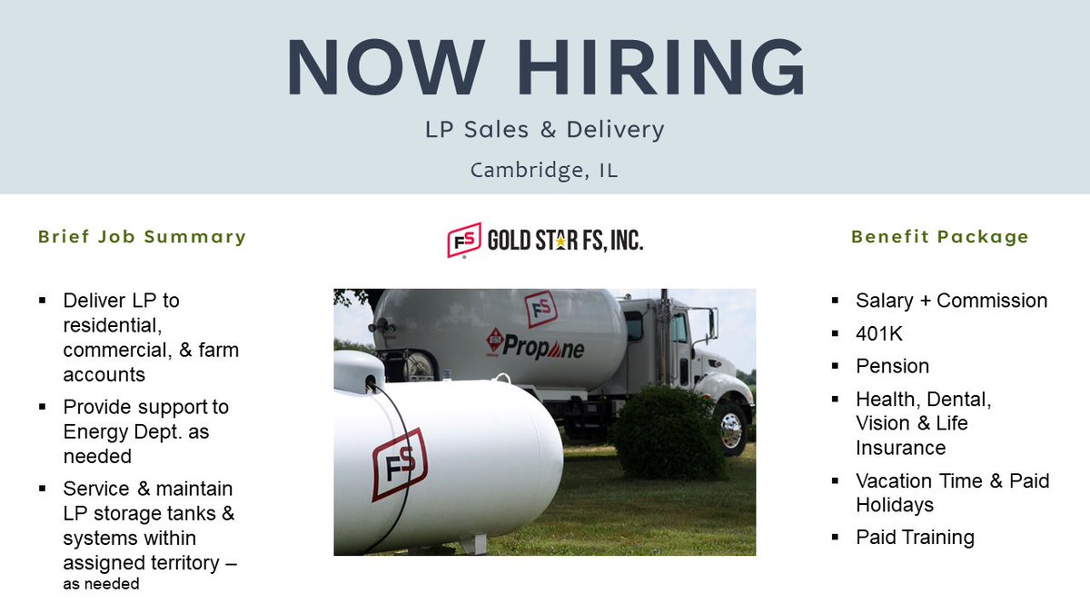 GoldStarFS1's tweet photo. Join our team!  Apply online:  https://t.co/RFUO29IyS1
 Start your career with Gold Star FS today. https://t.co/wHwg5CXRPj