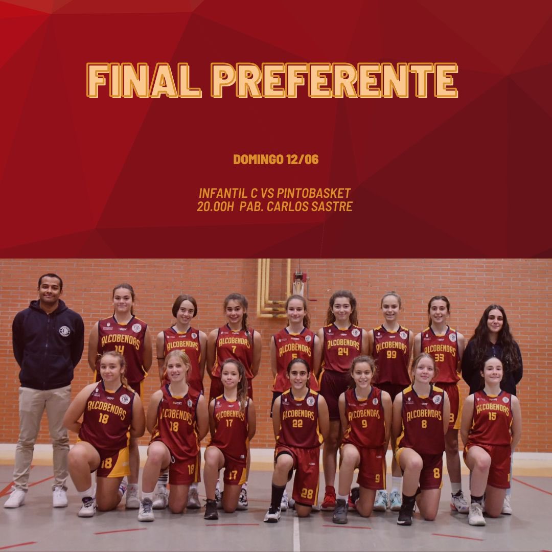 cbalcobendas's tweet photo. #CanteraCBA 

El #InfCFem jugará este fin de semana la Final de Preferente contra @Pintobasket un largo camino que se ve recompensado con esta final en la que estamos seguros que las nuestras pelearán por llevarse la victoria.

¡Vamos chicas! 

#SienteElGranate https://t.co/rhN0OwS0VD