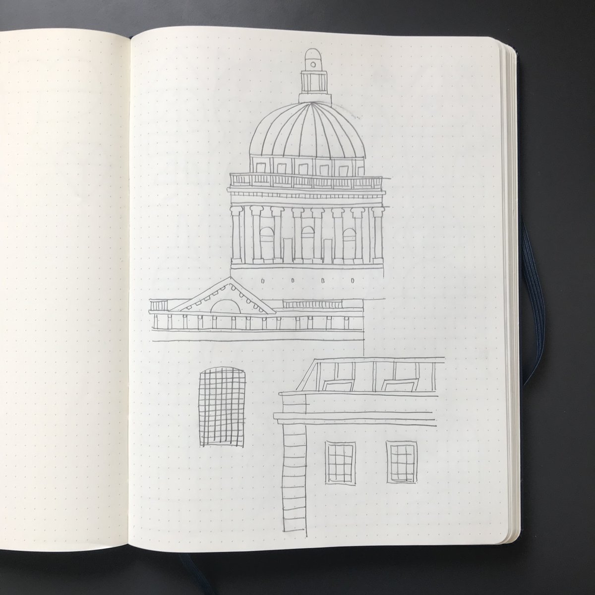 doodlesandstuff's tweet photo. Got to spend the afternoon in London with Tokyo drawing chum @adehogan  after 2 years!
_
We only managed one sketch of @StPaulsLondon  though as we mostly walked and talked....(swipe left to see sketch)
_ https://t.co/0pPldboQIi