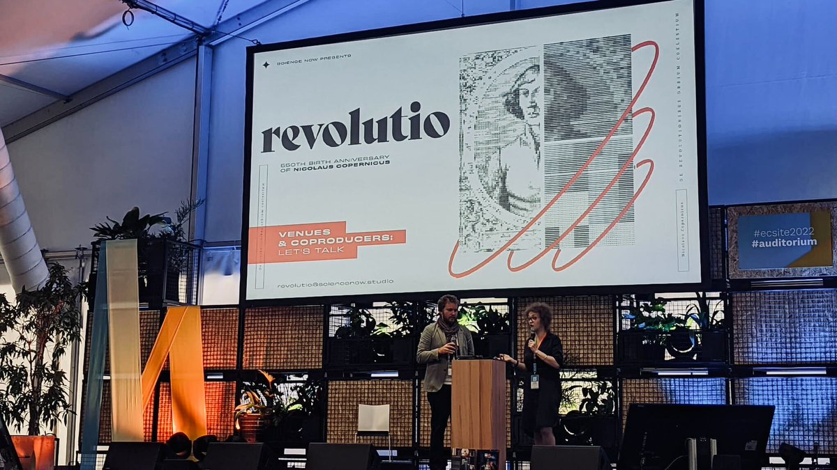ScienceNowX's tweet image. During @Ecsite we presented the REVOLUTIO -  our new #exhibition project, which “turns over” everything we know about our place in the Universe — with Copernicus discoveries as a starting point. Want to know more? Get in touch:revolutio@sciencenow.studio
#Copernicus550 #Revolutio