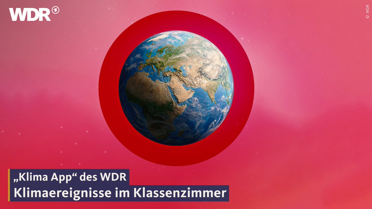 Die neue Klima-App des WDR unterstützt den digitalen Schulunterricht zum Klimawandel – innovativ, emotional und partizipativ. Sie soll ab Schuljahr 22/23 zur Verfügung stehen. 🤳
