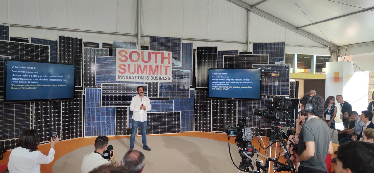 south_summit's tweet photo. Ruralizable: to give value to the rural world. Educate to return to the land.

@rurarizable

#SouthSummit22
#Innovation #Technology, #Startups,#Sustainability,
#DemoStage #ruralizable
#Ruralentrepreneurship
#RuralFuture. https://t.co/zbqkHxQY0Y
