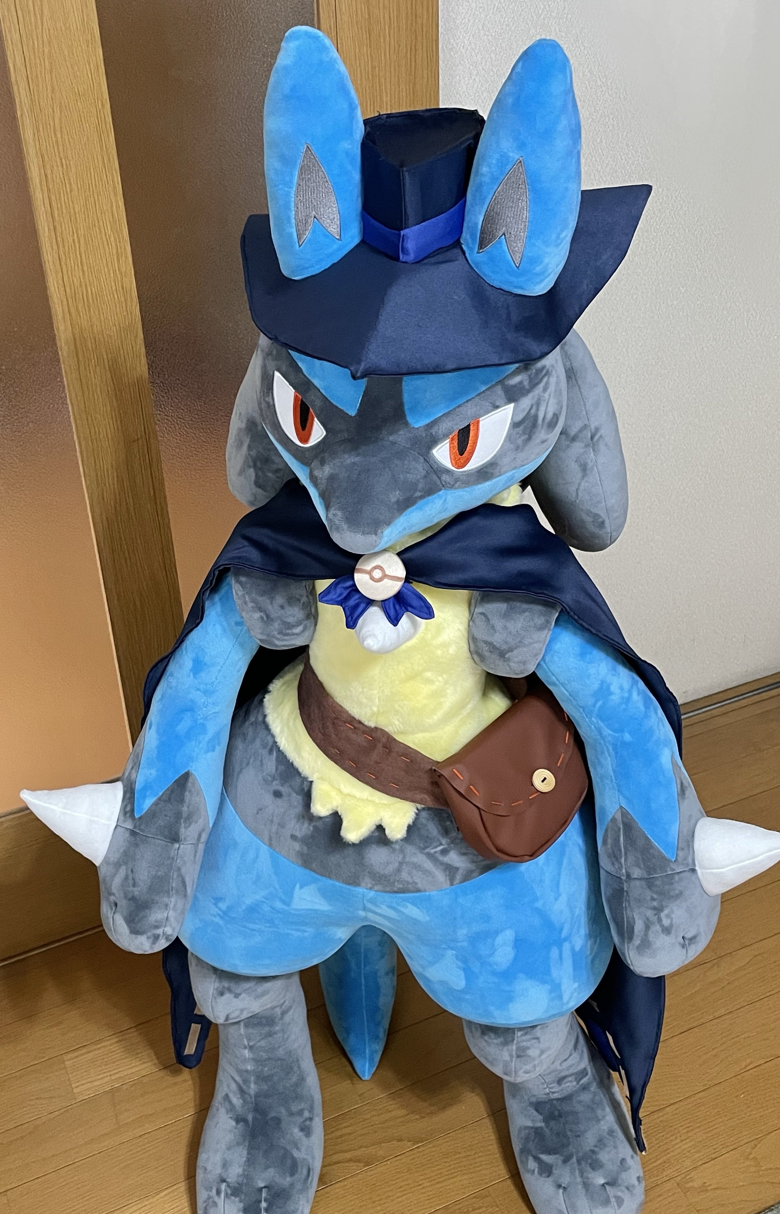 Begin掲載 ポケットモンスター ポケモン 等身大ルカリオ ルカリオ