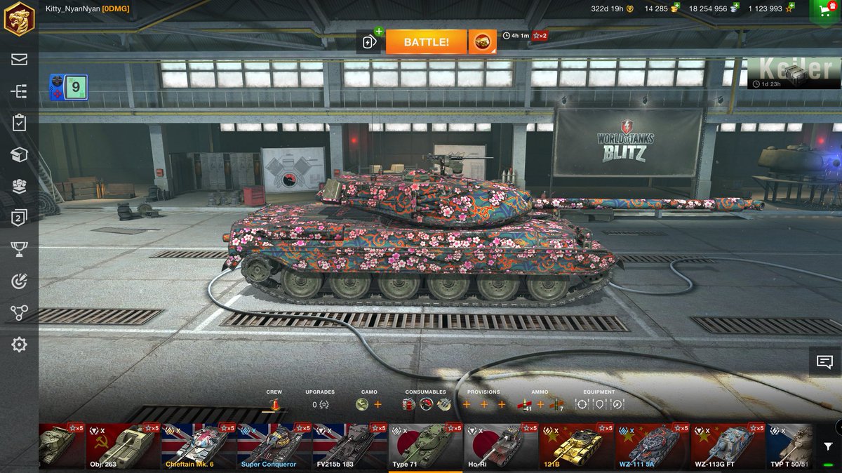 Kitty_NyanNyan1's tweet photo. New Japanese Heavy Tank line just dropped for @WoTBlitz Update 9.0! #JapaneseHeavyTank #Type71 #TankGirl #0DMG #WOTB #worldoftanksblitz @wargaming_net https://t.co/YnmQAaNnu9